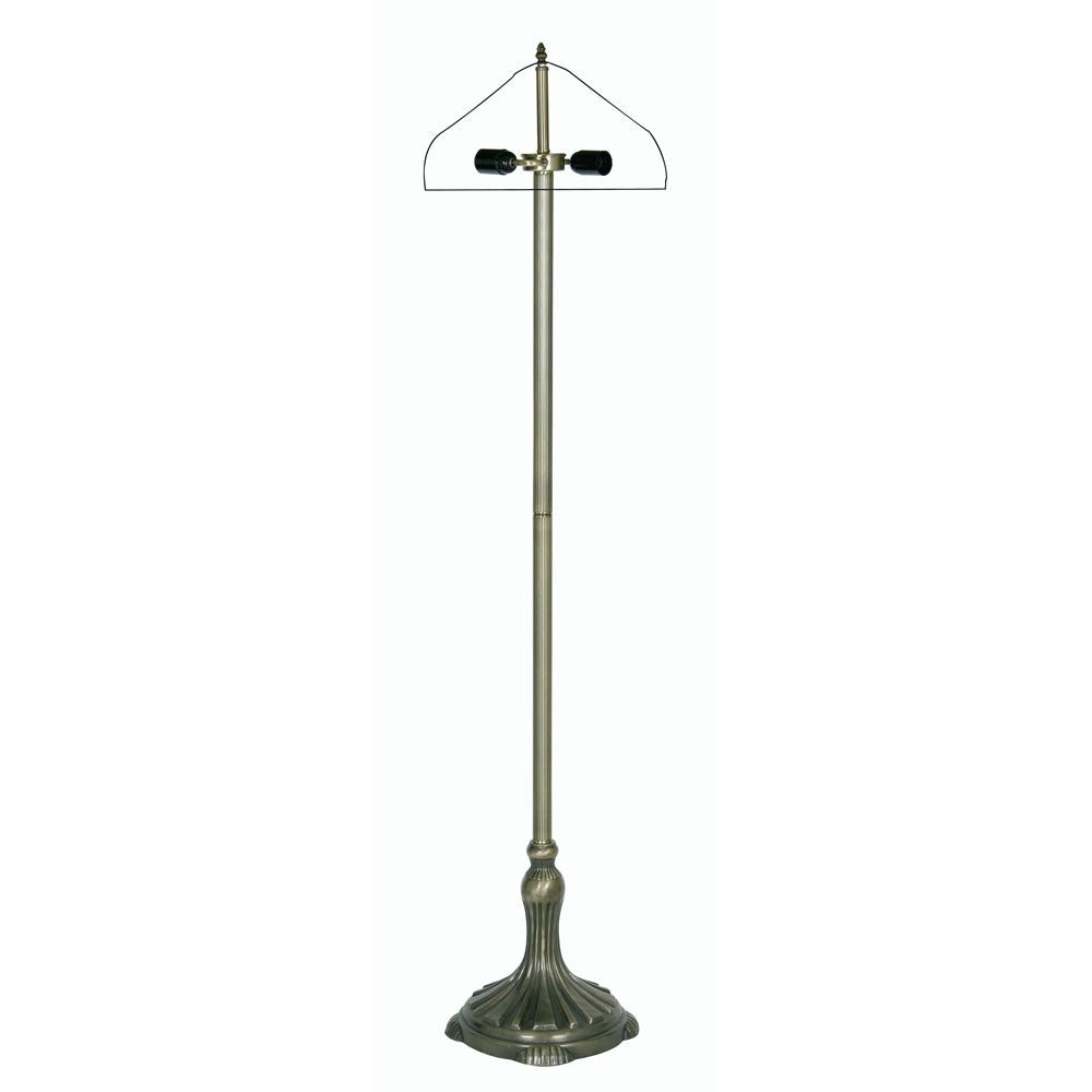 Oaks Lighting - Large Tiffany Style Floor Lamp Base for up to 20" Shades - Luminosity Designs Ltd