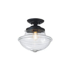 Oaks Lighting - Lars Antique Style Flush Fitting with Lantern Glass - Luminosity Designs Ltd