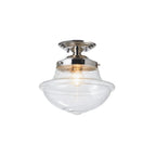 Oaks Lighting - Lars Antique Style Flush Fitting with Lantern Glass - Luminosity Designs Ltd
