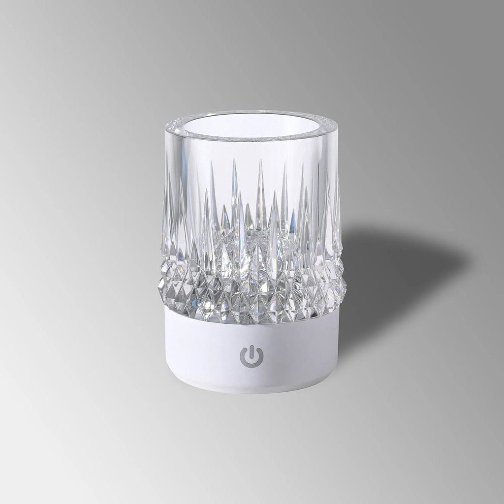 Mantra - Lax Rechargeable Battery Operated Table Lamp, 1W LED, 3000K, 110lm, 3 - Step Touch Dimmable, IP44 - Luminosity Designs Ltd