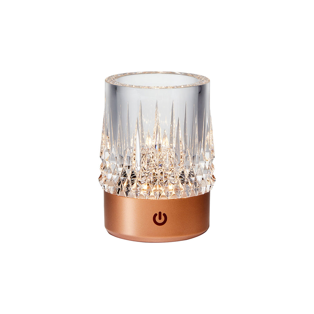 Mantra - Lax Rechargeable Battery Operated Table Lamp, 1W LED, 3000K, 110lm, 3 - Step Touch Dimmable, IP44 - Luminosity Designs Ltd