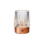 Mantra - Lax Rechargeable Battery Operated Table Lamp, 1W LED, 3000K, 110lm, 3 - Step Touch Dimmable, IP44 - Luminosity Designs Ltd