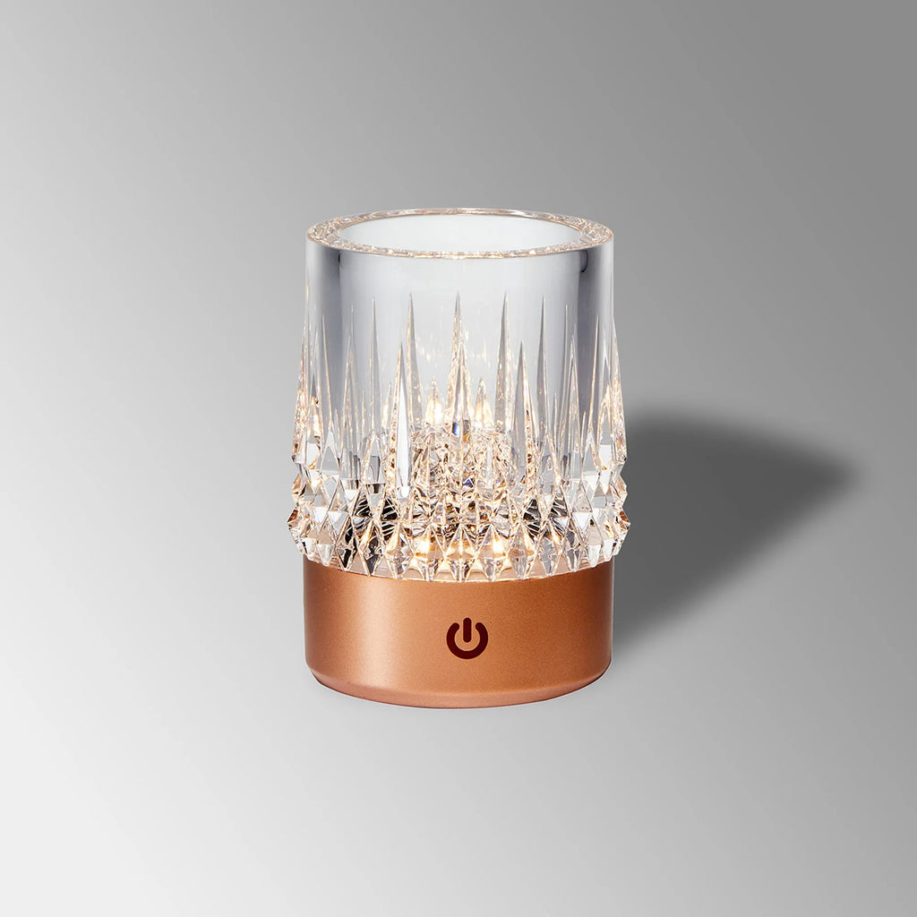 Mantra - Lax Rechargeable Battery Operated Table Lamp, 1W LED, 3000K, 110lm, 3 - Step Touch Dimmable, IP44 - Luminosity Designs Ltd