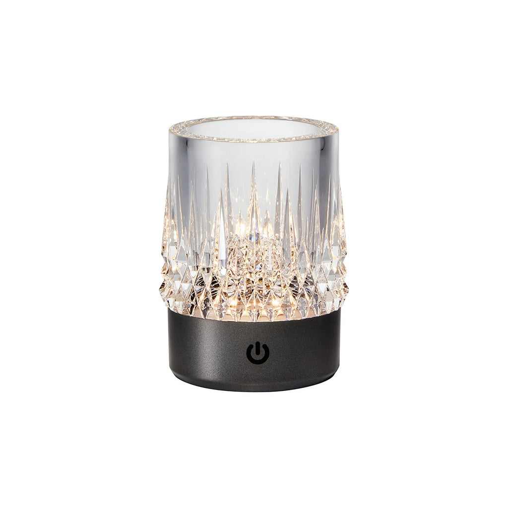 Mantra - Lax Rechargeable Battery Operated Table Lamp, 1W LED, 3000K, 110lm, 3 - Step Touch Dimmable, IP44 - Luminosity Designs Ltd