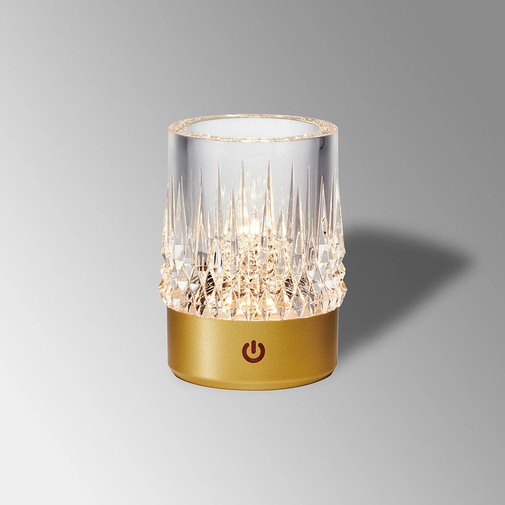Mantra - Lax Rechargeable Battery Operated Table Lamp, 1W LED, 3000K, 110lm, 3 - Step Touch Dimmable, IP44 - Luminosity Designs Ltd