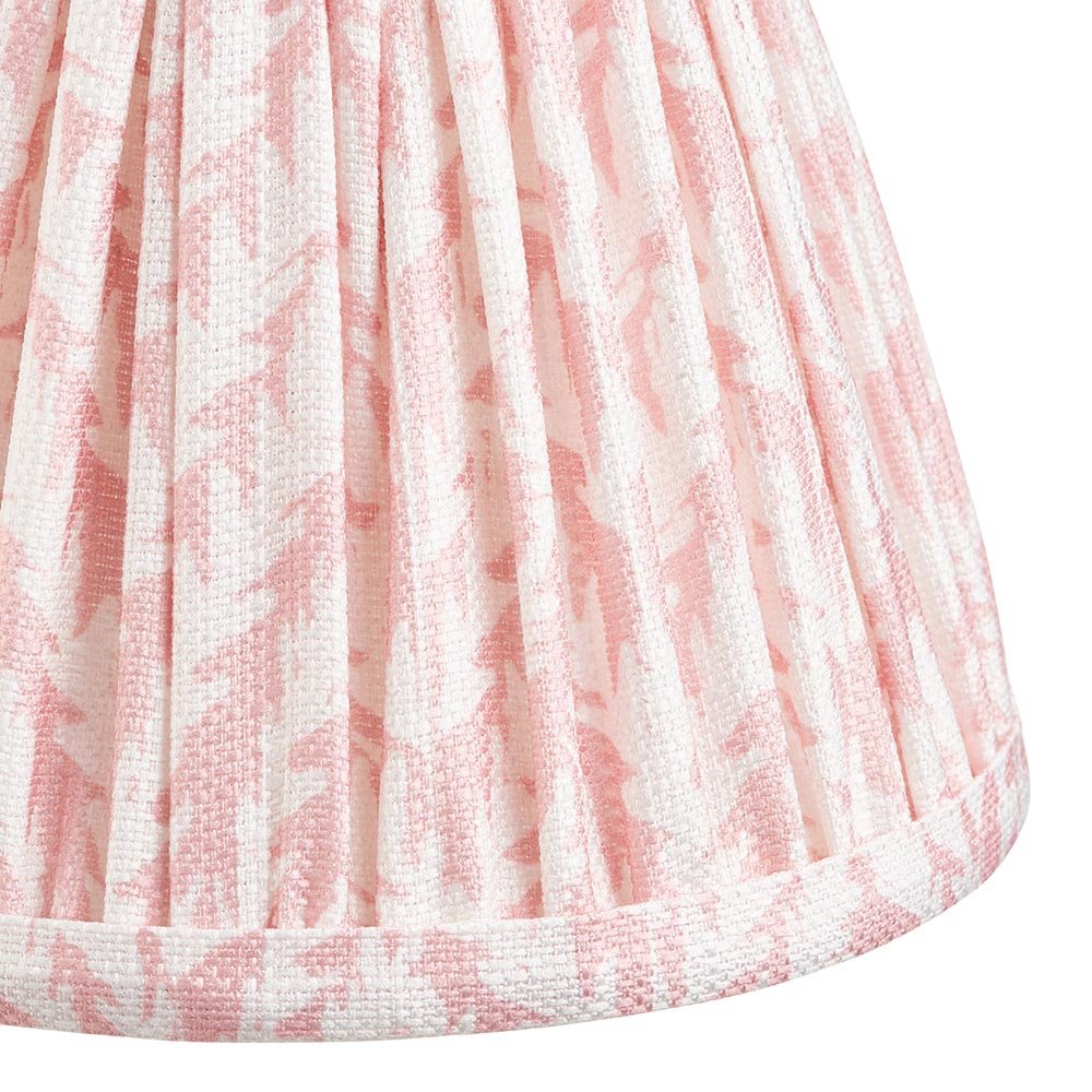 Endon - Leaf 16cm Vintage Style Pleated Patterned Shade with Candle Clip - Luminosity Designs Ltd