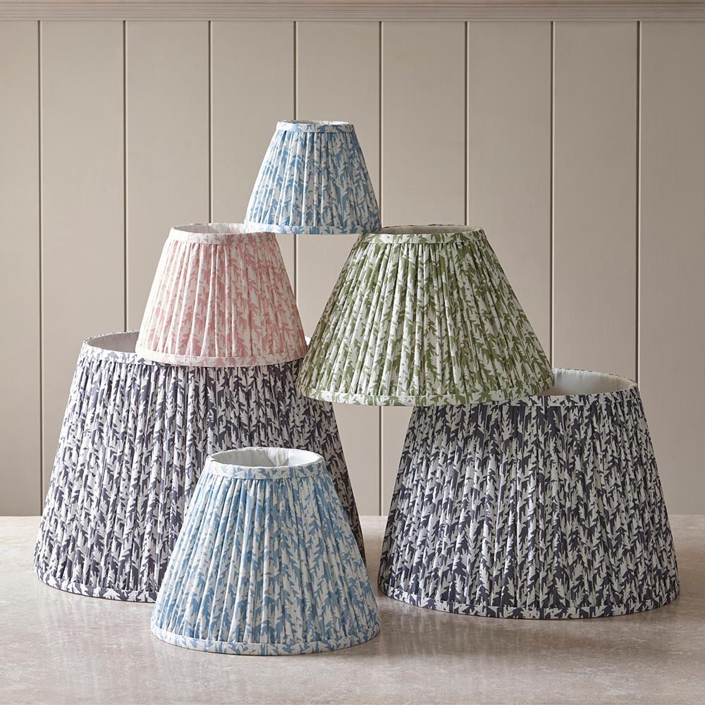 Endon - Leaf 16cm Vintage Style Pleated Patterned Shade with Candle Clip - Luminosity Designs Ltd
