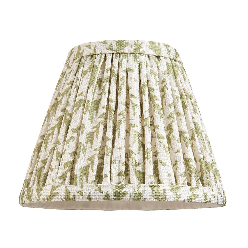 Endon - Leaf 16cm Vintage Style Pleated Patterned Shade with Candle Clip - Luminosity Designs Ltd