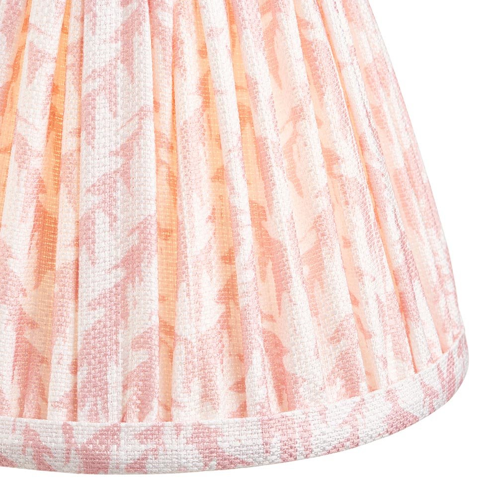 Endon - Leaf 16cm Vintage Style Pleated Patterned Shade with Candle Clip - Luminosity Designs Ltd