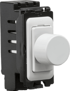 Luminosity Designs Ltd - LED Intelligent Dimmer and Light Switch Combination 1g Plate - Luminosity Designs Ltd
