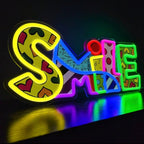 Luminosity Designs - Led Neon Smile Playroom Sign - Luminosity Designs Ltd
