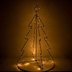 lse - LED Wire Christmas Tree with 130 Warm White Lights - Luminosity Designs Ltd