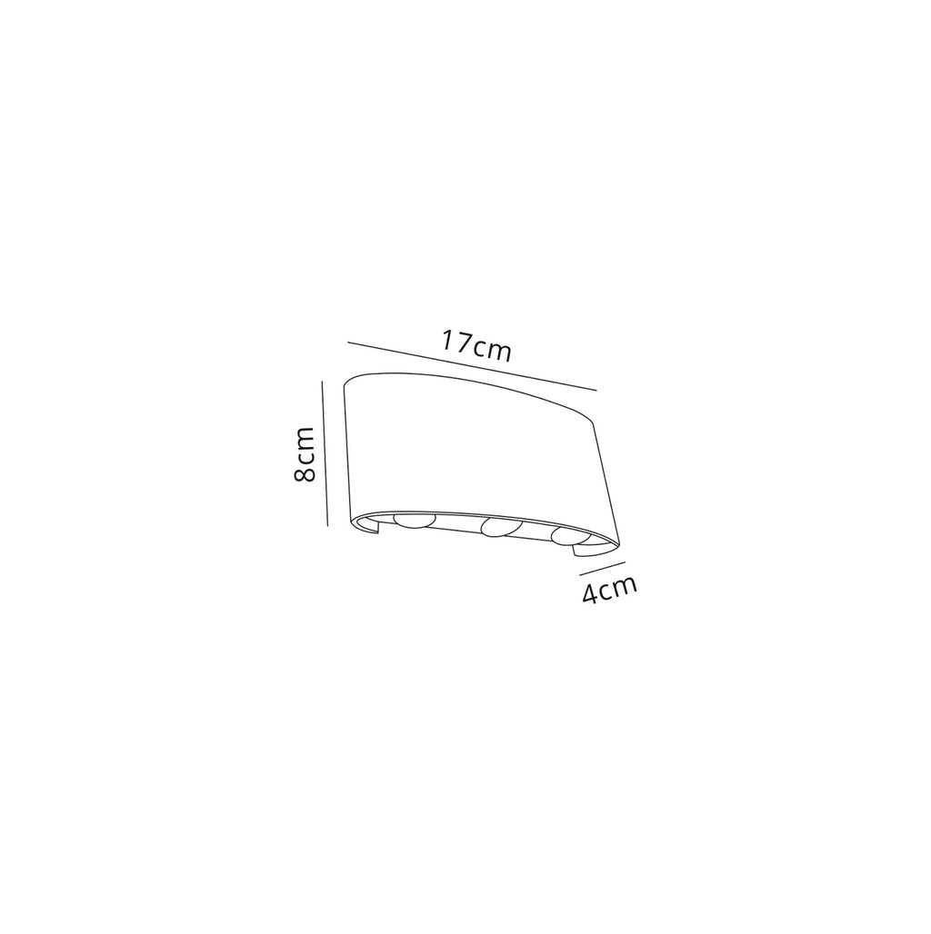 Deco - Leoni Up & Down Wall Light - Luminosity Designs Ltd