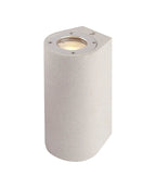 Mantra Fusion - Levi Natural Stone Round Wall Lamp, 2 x GU10 (Max 12W), IP65, 2yrs Warranty - Luminosity Designs Ltd