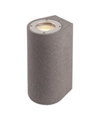 Mantra Fusion - Levi Natural Stone Round Wall Lamp, 2 x GU10 (Max 12W), IP65, 2yrs Warranty - Luminosity Designs Ltd