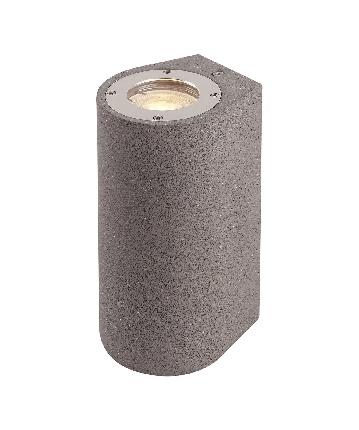 Mantra Fusion - Levi Natural Stone Round Wall Lamp, 2 x GU10 (Max 12W), IP65, 2yrs Warranty - Luminosity Designs Ltd