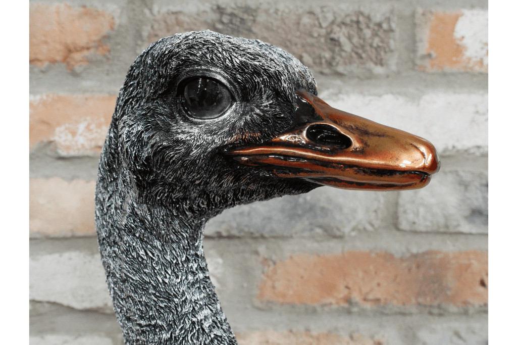 Luminosity Designs - Life Size Steampunk Emu Bust - Luminosity Designs Ltd
