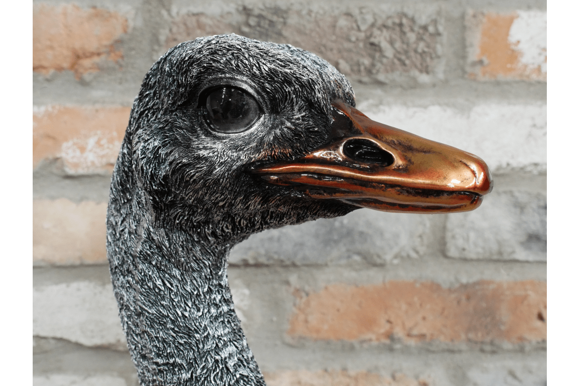 Luminosity Designs - Life Size Steampunk Emu Bust - Luminosity Designs Ltd
