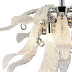 Diyas - Lily Ceiling 6 Light G9 Polished Chrome/Sand Glass (Diyas IL31630) - Luminosity Designs Ltd