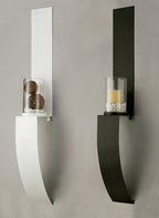 Diyas Home - Lirio Wall Lamp Mounted Candle Holder - Large - Luminosity Designs Ltd