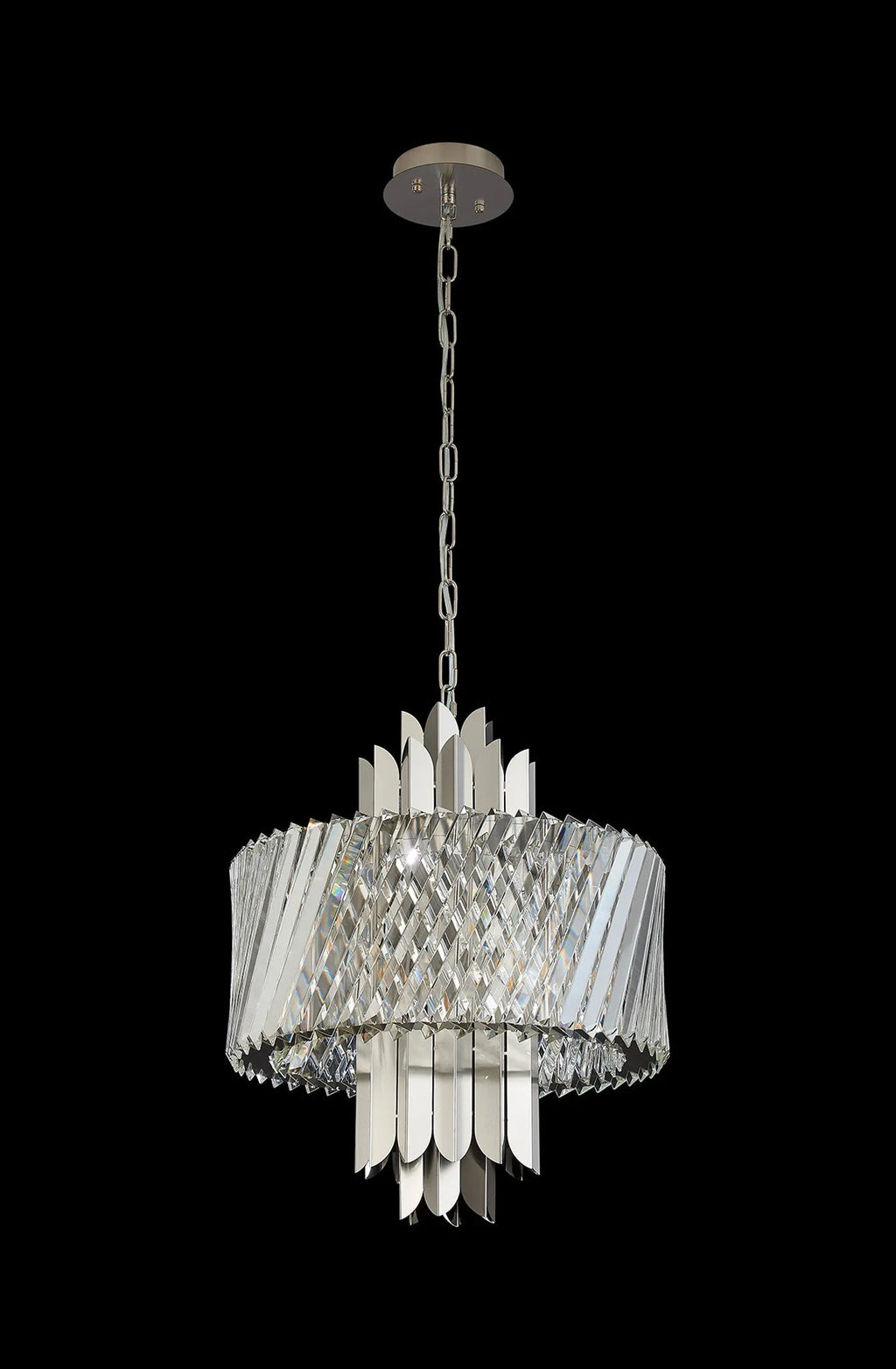 Luminosity Designs Ltd - Lola 43cm Chandelier Art Deco Style Pendant, 6 x E14 - Luminosity Designs Ltd