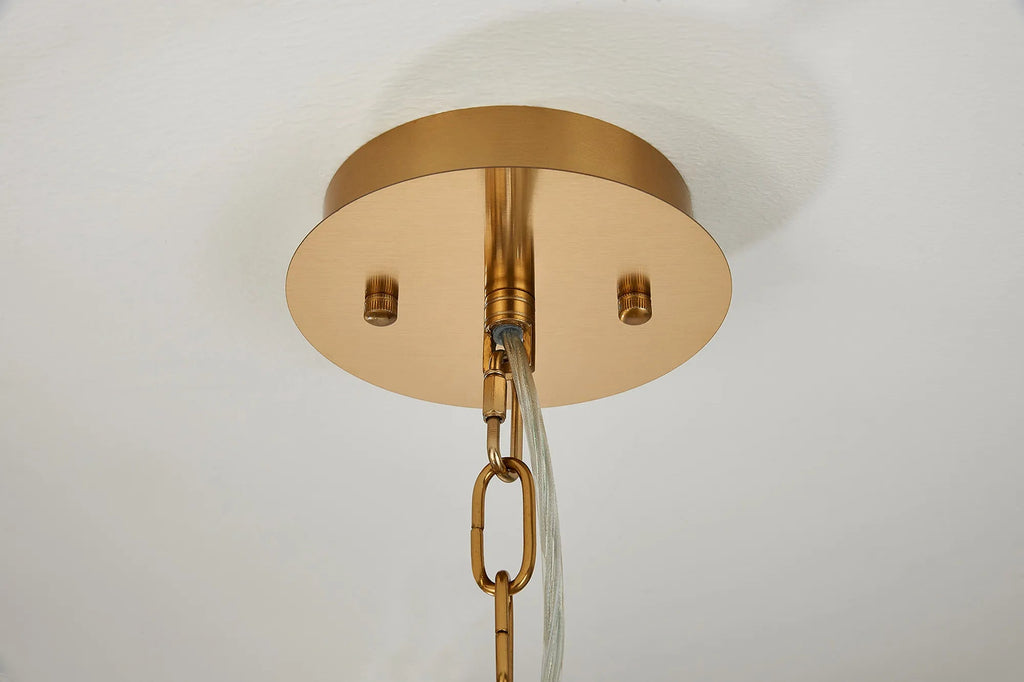 Luminosity Designs Ltd - Lola 43cm Chandelier Art Deco Style Pendant, 6 x E14 - Luminosity Designs Ltd