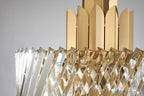 Luminosity Designs Ltd - Lola 43cm Chandelier Art Deco Style Pendant, 6 x E14 - Luminosity Designs Ltd