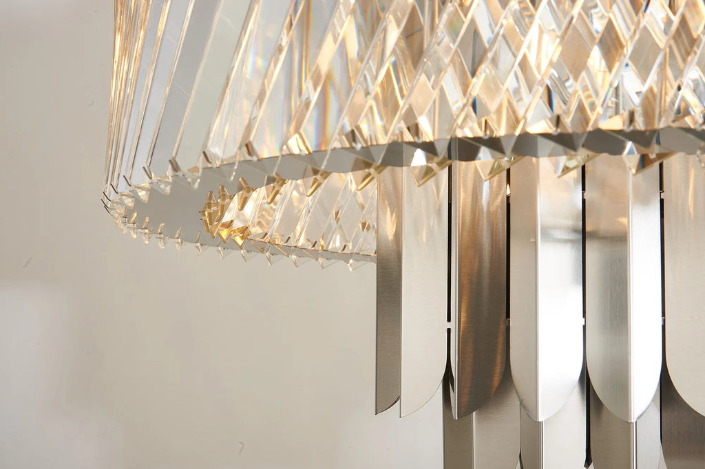 Luminosity Designs Ltd - Lola 43cm Chandelier Art Deco Style Pendant, 6 x E14 - Luminosity Designs Ltd
