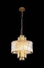 Lola 43cm Chandelier Art Deco Style Pendant, 6 x E14