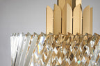 Lola 43cm Chandelier Art Deco Style Pendant, 6 x E14