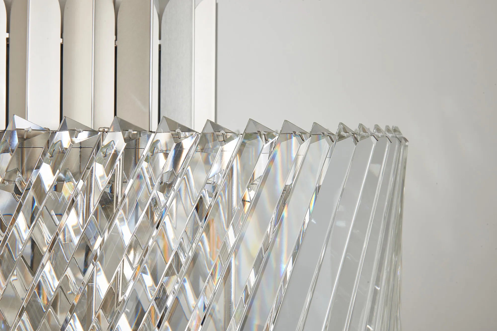 Lola 43cm Chandelier Art Deco Style Pendant, 6 x E14