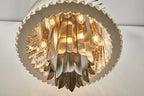 Lola 43cm Chandelier Art Deco Style Pendant, 6 x E14