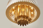 Lola 55cm Chandelier Art Deco Style Pendant, 9 x E14
