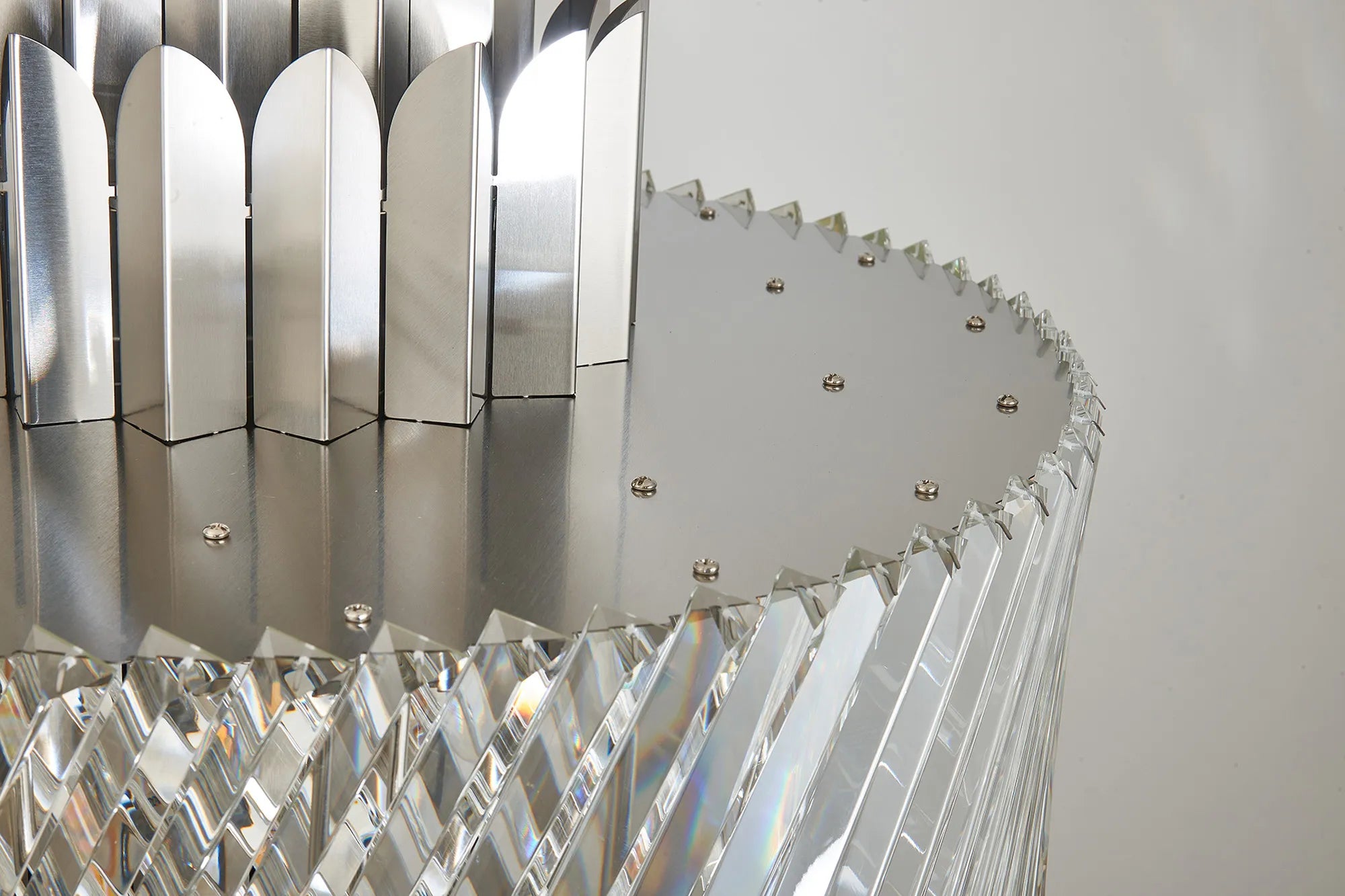 Lola 55cm Chandelier Art Deco Style Pendant, 9 x E14