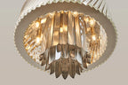 Lola 55cm Chandelier Art Deco Style Pendant, 9 x E14