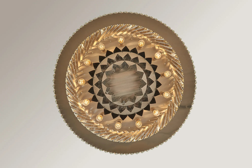 Lola 70cm Chandelier Art Deco Style Pendant, 13 x E14