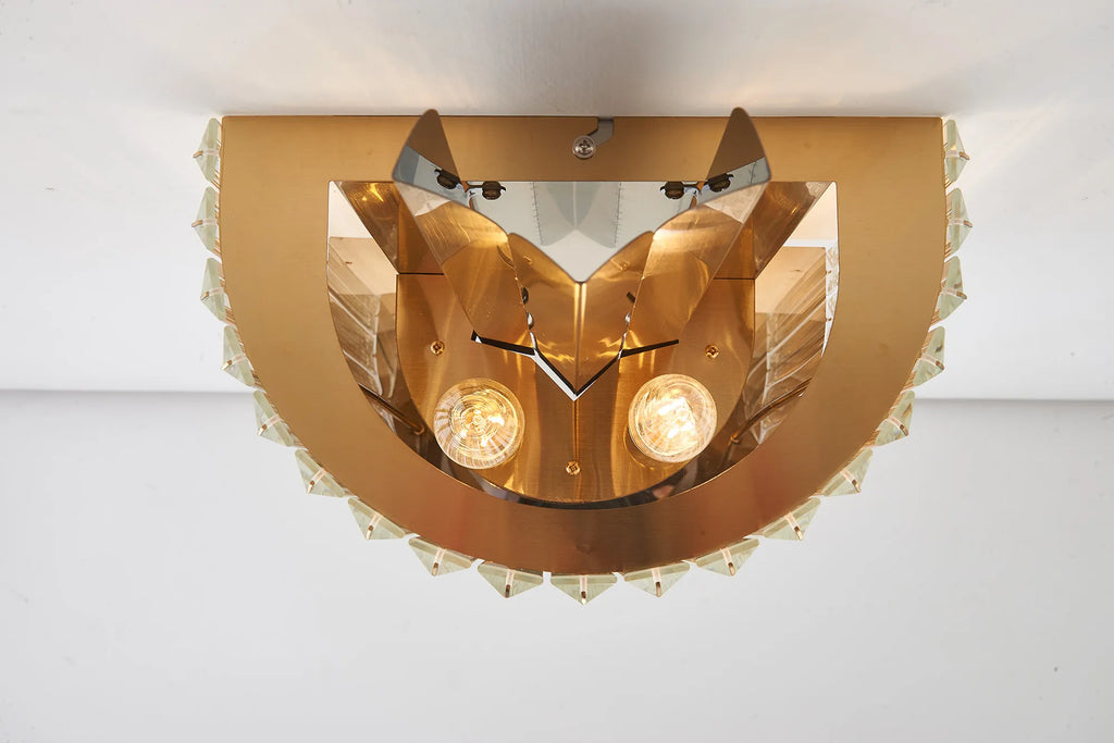 Lola Art Deco Style Wall Light, 2 x E14