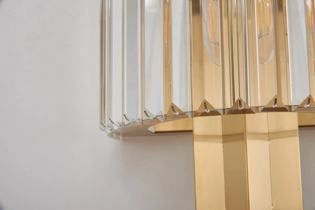 Lola Art Deco Style Wall Light, 2 x E14