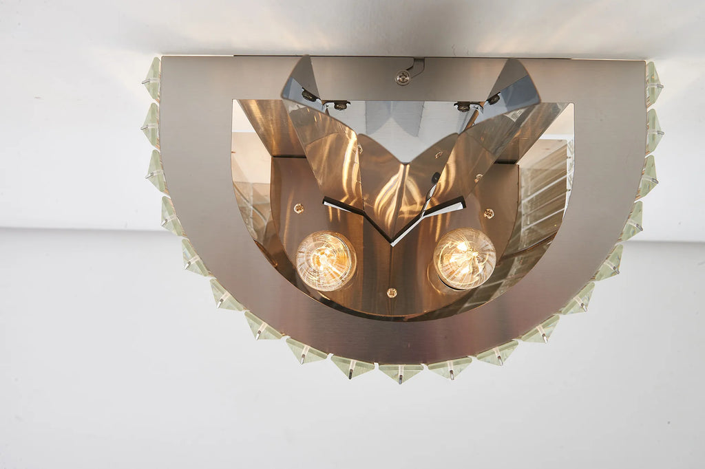 Lola Art Deco Style Wall Light, 2 x E14