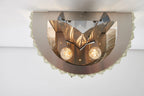 Lola Art Deco Style Wall Light, 2 x E14