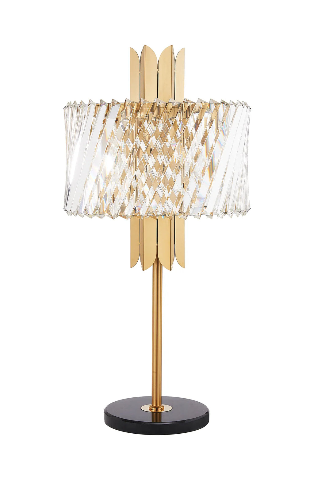 Lola Art Deco Style Table Lamp, 4 x E14
