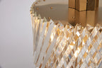 Lola Art Deco Style Table Lamp, 4 x E14