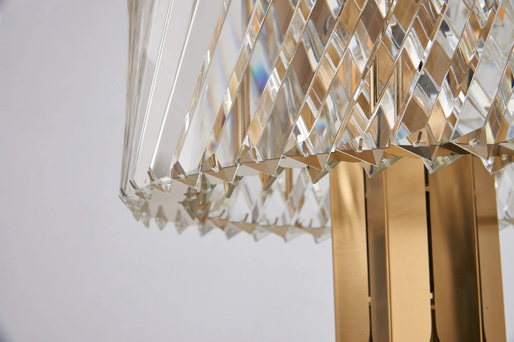 Lola Art Deco Style Table Lamp, 4 x E14