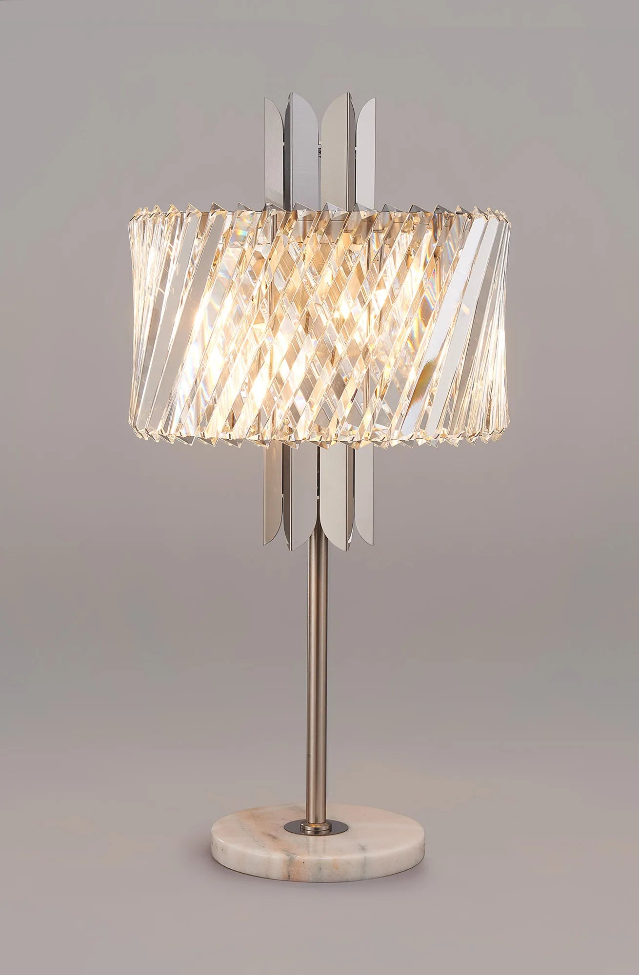 Lola Art Deco Style Table Lamp, 4 x E14
