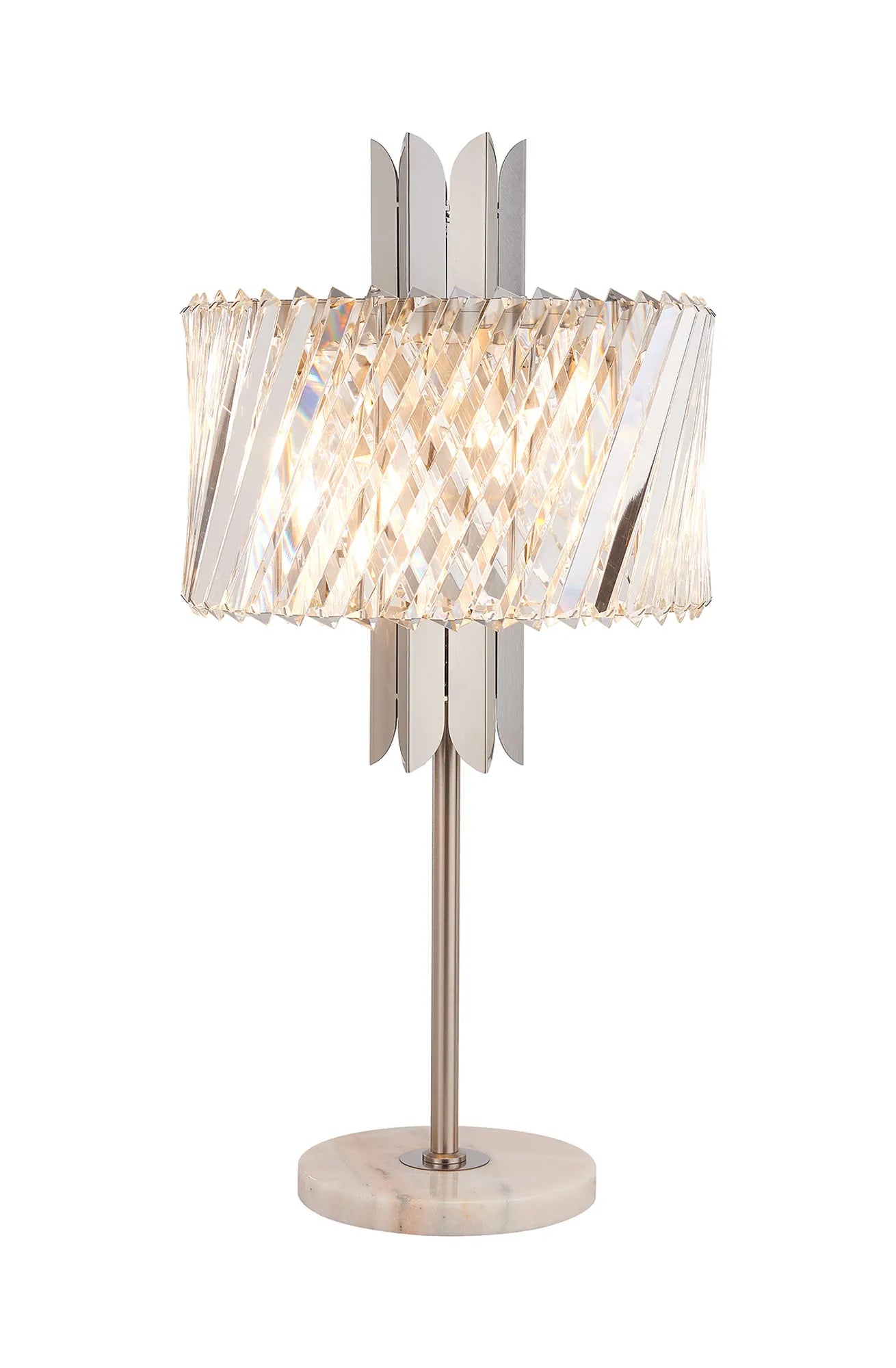 Lola Art Deco Style Table Lamp, 4 x E14