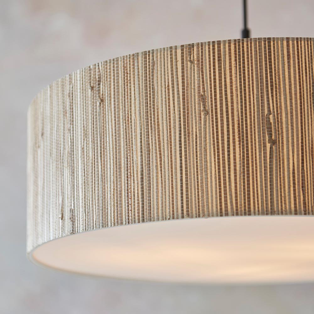 Endon - Longshore Large Seagrass 3 Light pendant. 3 x E27 - Luminosity Designs Ltd