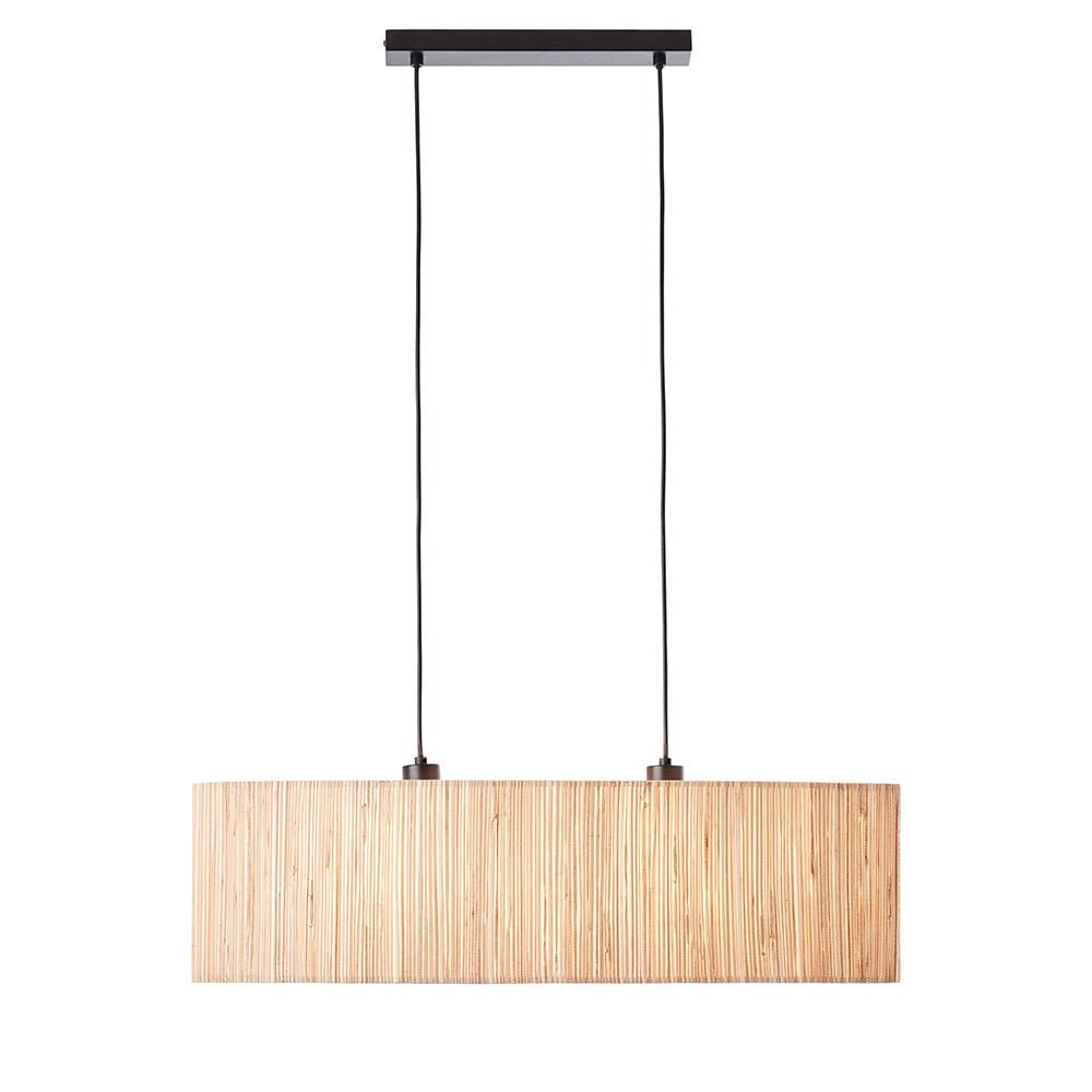 Endon - Longshore Linear Seagrass Pendant. 2 x E27 - Luminosity Designs Ltd