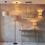 Endon - Longshore Linear Seagrass Pendant. 2 x E27 - Luminosity Designs Ltd