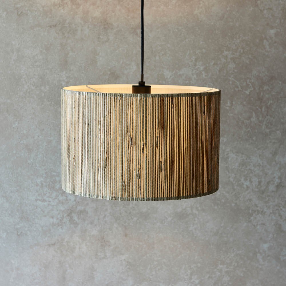 Endon - Longshore Single Seagrass Pendant. 1 x E27 - Luminosity Designs Ltd