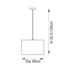 Endon - Longshore Single Seagrass Pendant. 1 x E27 - Luminosity Designs Ltd